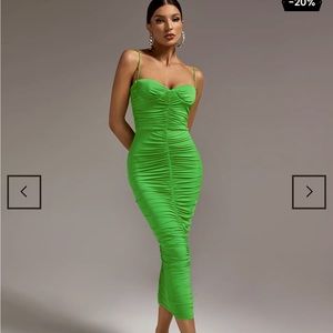 Green Bodycon Cocktail dress